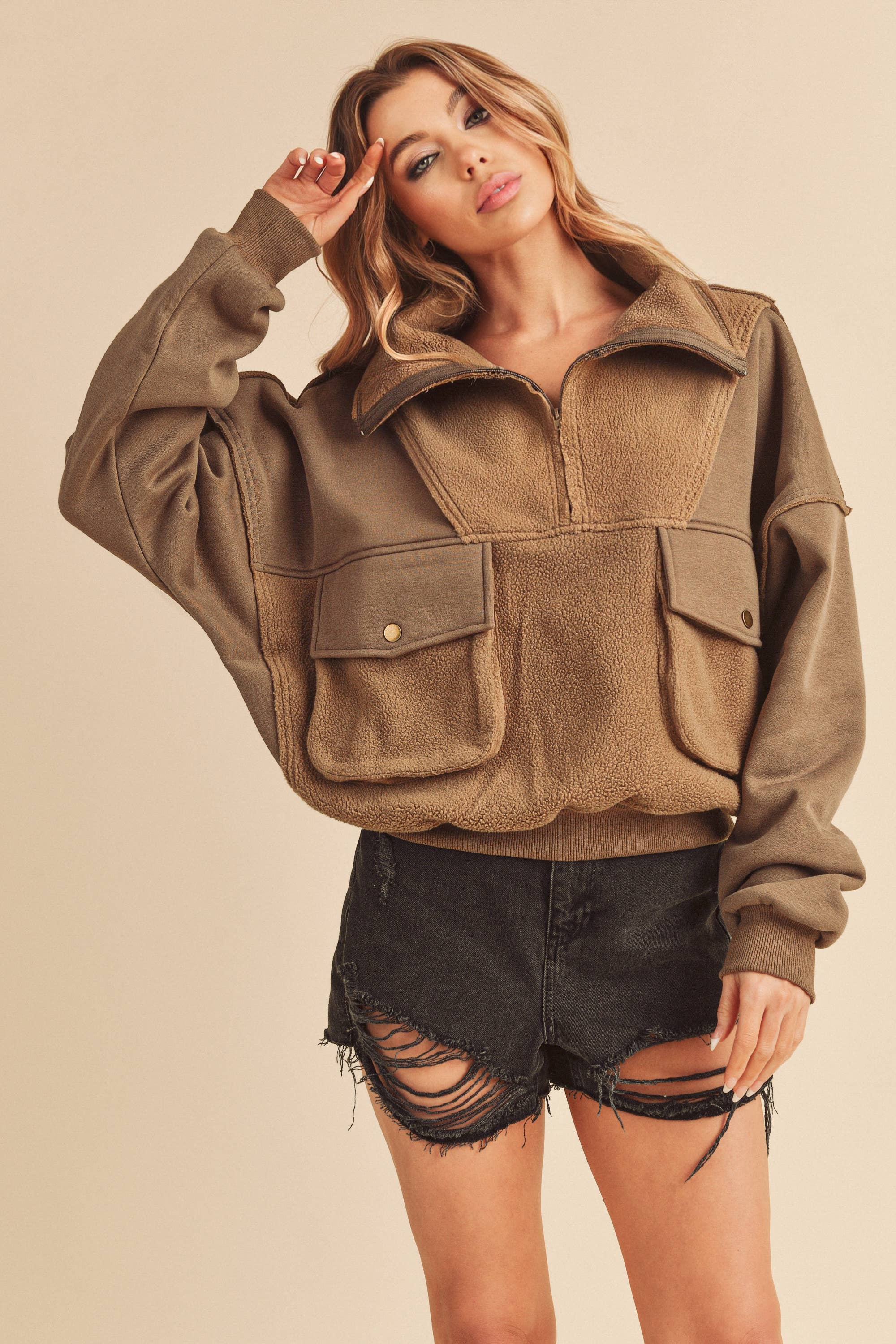 AEMI + CO – Großhandel Strickpullover – Damen – 525AK Carter Pullover von AEMI + CO57