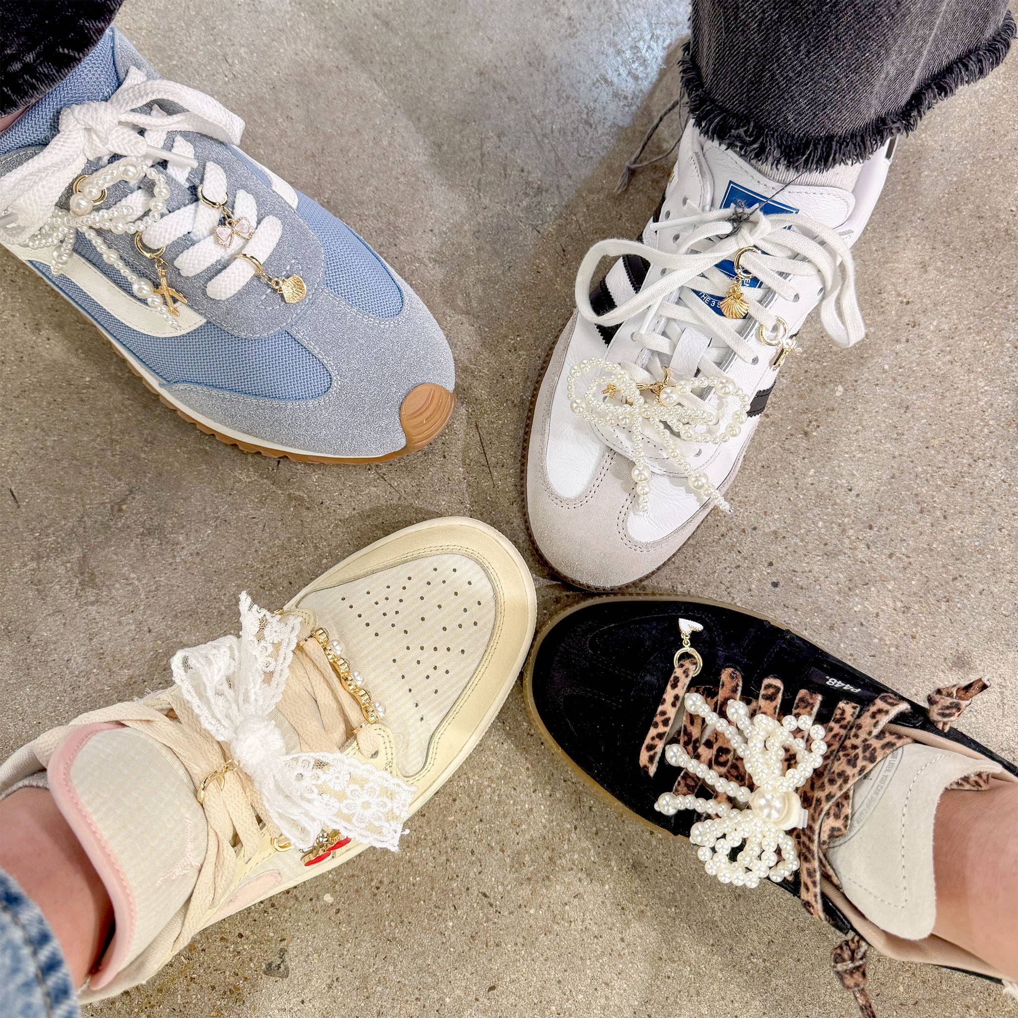 The Darling Effect - Vente Accessoire pour chaussures - Pack de Charms pour Chaussures Dazzle - Moment de Minuit2