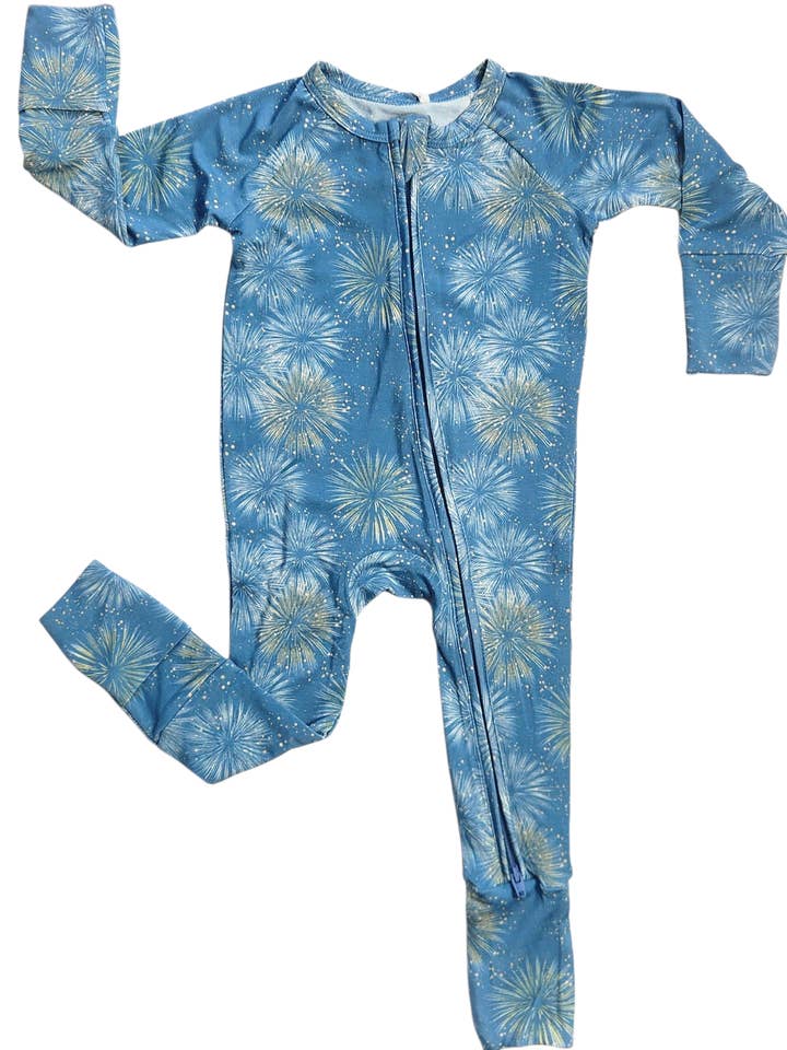 Confetti Countdown Convertible Zip-Up for wholesale by Dragonfly Dreams Bamboo