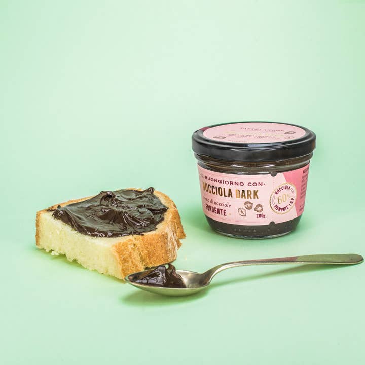 1 jar of Langhe IGP Piedmont Hazelnut Cream (200g) for wholesale by Tastëlanghe Azienda Agricola Quazzo Paolo