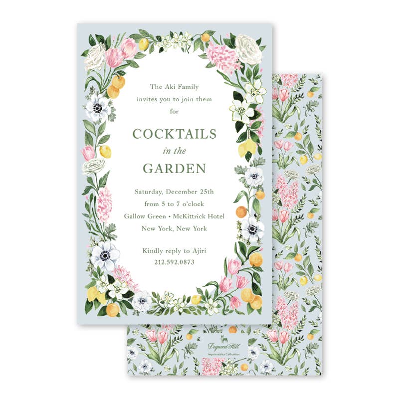 Joie des Fleurs Bulk Invitation for wholesale by Dogwood Hill