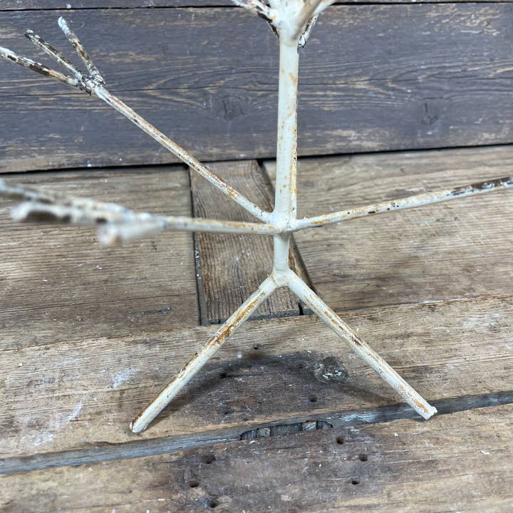 My Amigos Imports - Wholesale Decorative Tabletop Object - Piney Christmas Metal Tree-White-Farmhouse-9x18H-SALE-$224