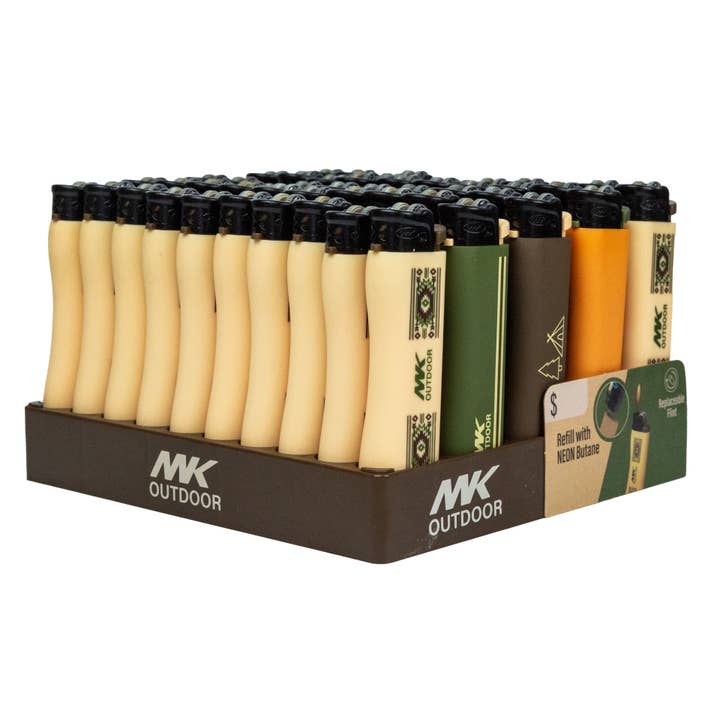 MK Lighter Company – Engroshandel Lighter – MK Lighter Outdoor Series, øko-sæt, almindelig flamme, flint 1