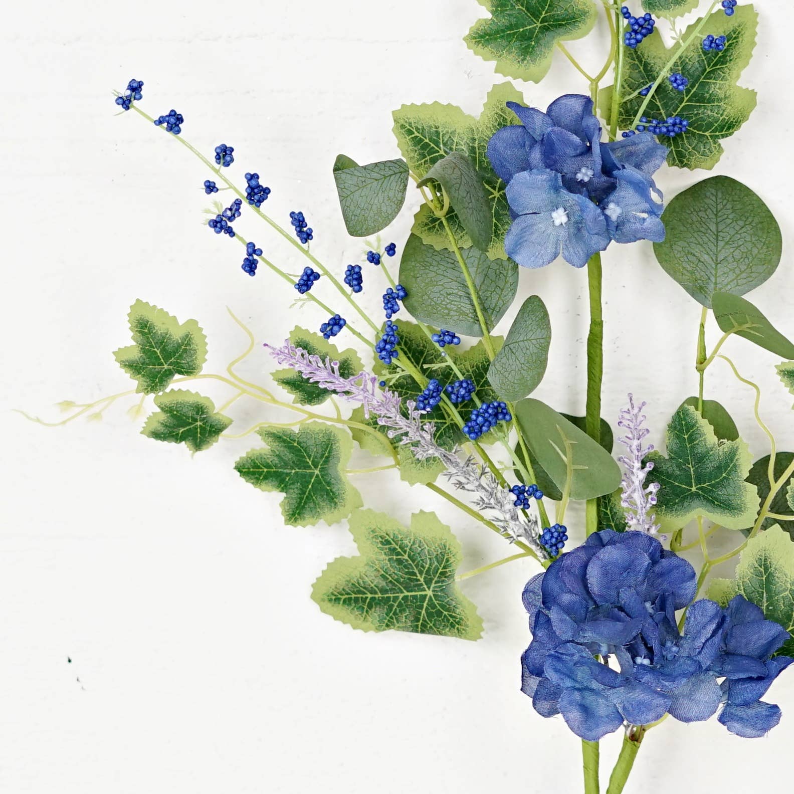 Impressive Enterprises, Inc. - Wholesale Artificial Flowers - 35625-24in Spray-Blue Hydrangea Garden3