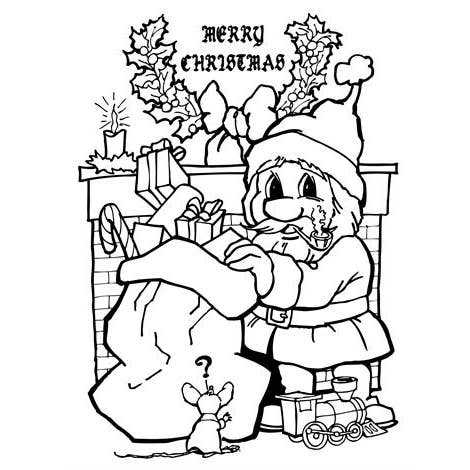 Really Big Coloring Books | ColoringBook.com - Wholesale Coloring Book - Kids & Baby - Twas the Night Christmas Big Coloring Book 12"x 18"