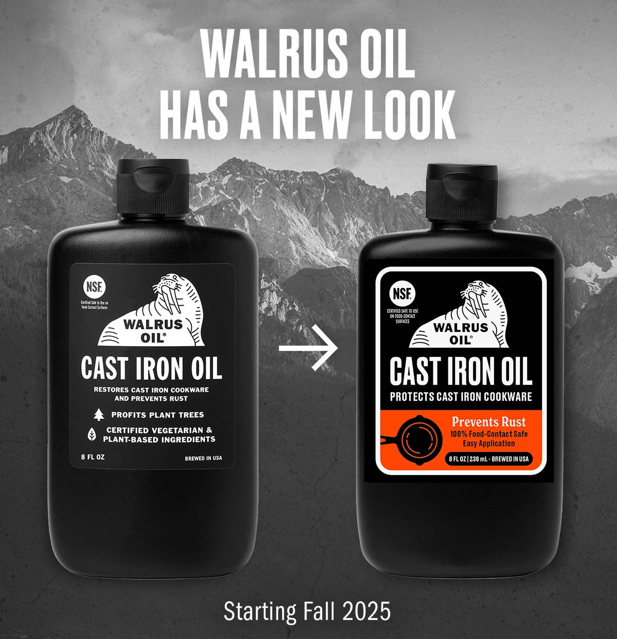 Walrus Oil - Wholesale Cast Iron Skillet - Cast Iron Oil, 8oz7