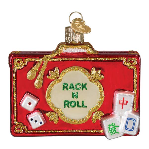 Old World Christmas - Wholesale Ornament - Rack N Roll Mahjong Ornament1