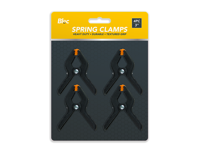 LMT-UK - Wholesale Handy Tool - Heavy Duty Spring Clamps 4pk0