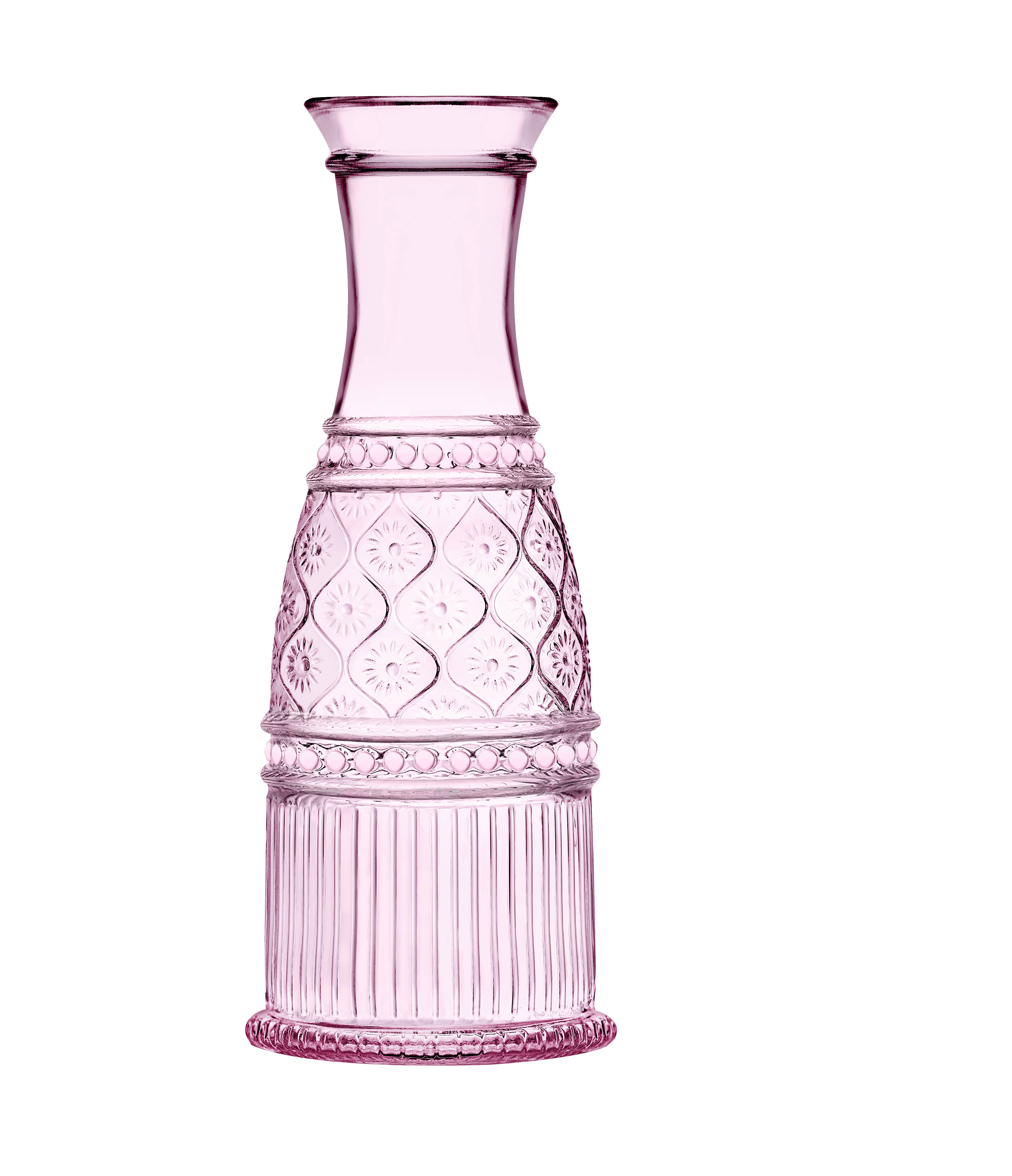 Godinger - Wholesale Carafe - Claro Carafe Pink 35 oz
