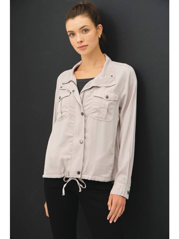 Be Cool - Wholesale Jacket - Women's - CLASSIC UTILITY ZIPPER SAFARI JACKET3