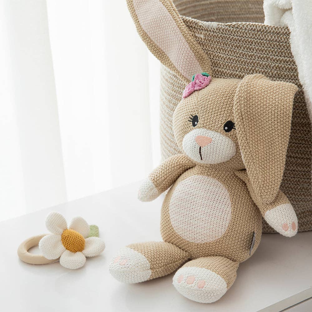 Living Textiles - Wholesale Teether (Not Clip-On) - Baby - Daisy Teething Ring Rattle - Whimsical Wonderland3