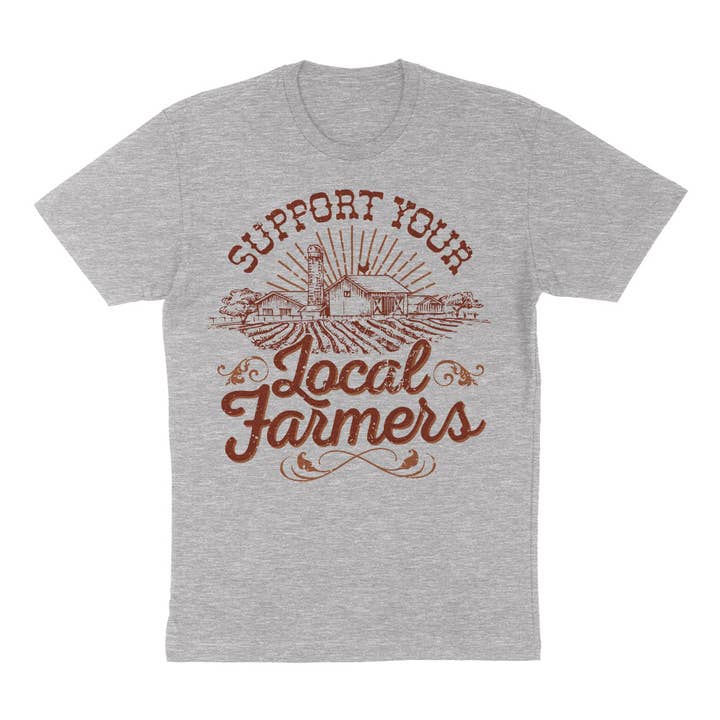Untamed Country - Wholesale T-Shirt (Graphic) - Women's - Support Your Local Farmers Graphic Shirt