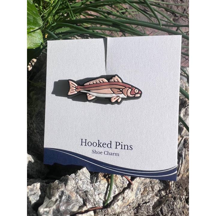 Shoe Charm - Red Drum (Redfish) for wholesale by Hooked Pins
