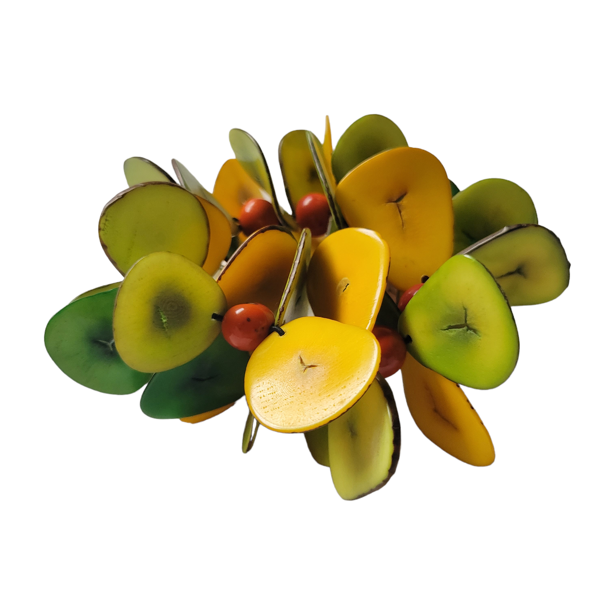 Organic jewelry by Allie – Großhandel Perlenarmband – Oahu Lei-Stil Tagua-Armband Insel-Strand-Schmuck6