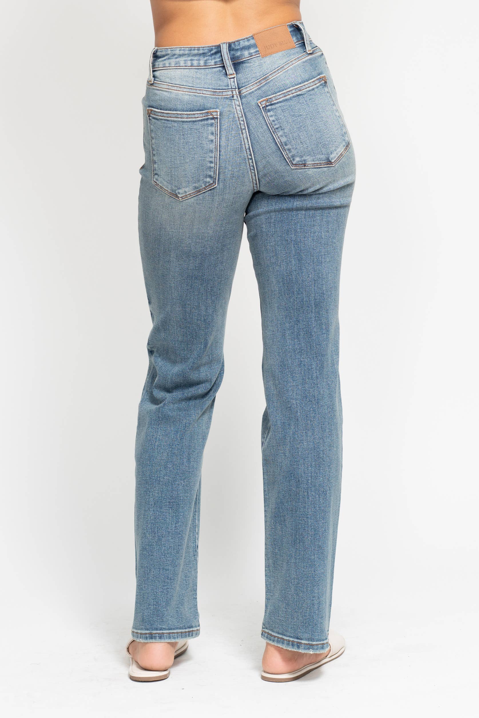 MD High Waisted Dad Straight Jean for wholesale on Faire8