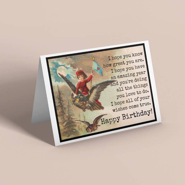 Cheerful Whimsies - Wholesale Birthday Card - Birthday Card. I Hope You Know How Great You Are...2
