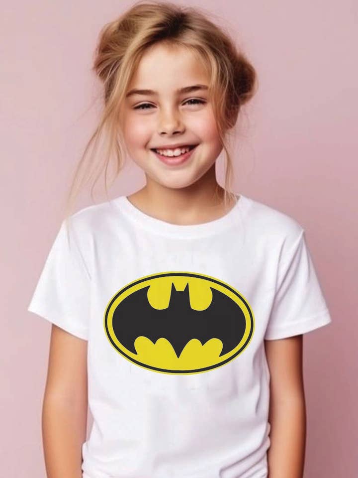L1238 - T-shirt gráfica BAT por atacado de KNOCK ON THE STYLE