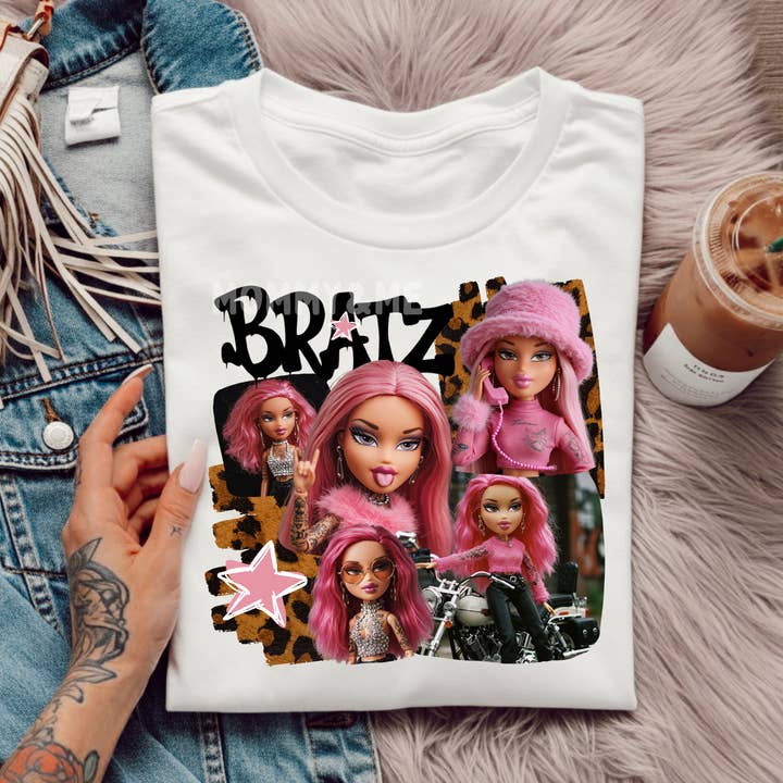 Bratz roze haar voor wholesale door Mommy & Me Boutique