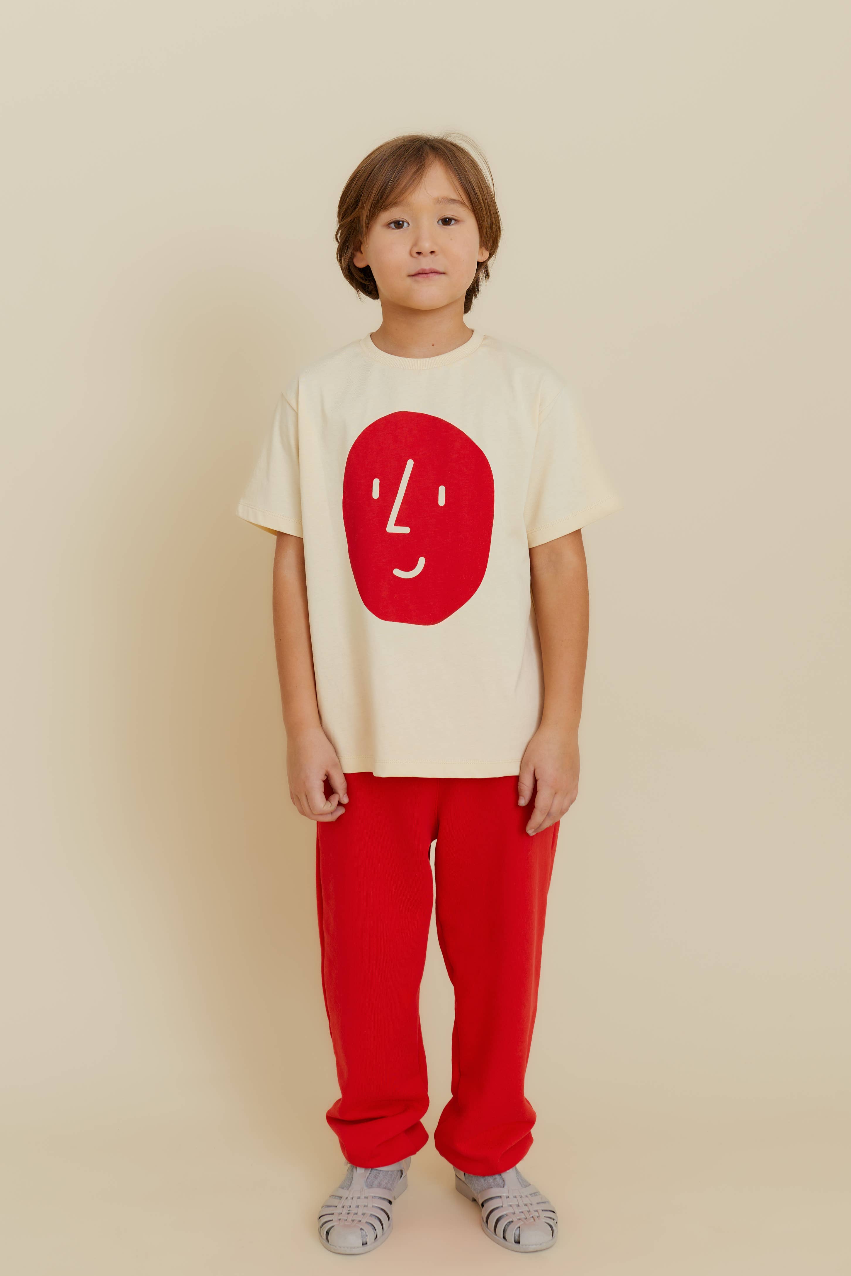 ORGANIC COTTON POTATO TEE IN YELLOW for wholesale on Faire2