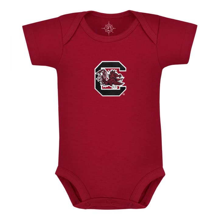 Creative Knitwear - Wholesale Bodysuit (Non-Footed) - Baby - South Carolina Gamecocks Infant Bodysuit: Embroidery