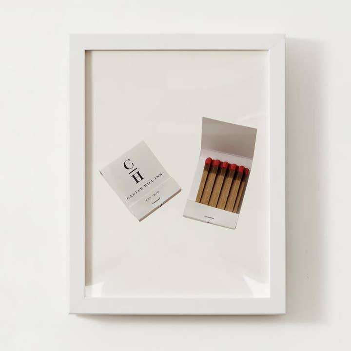 Castle Hill Newport RI Matchbox Print Wall Art Poster for wholesale by Coastal Ave. Design