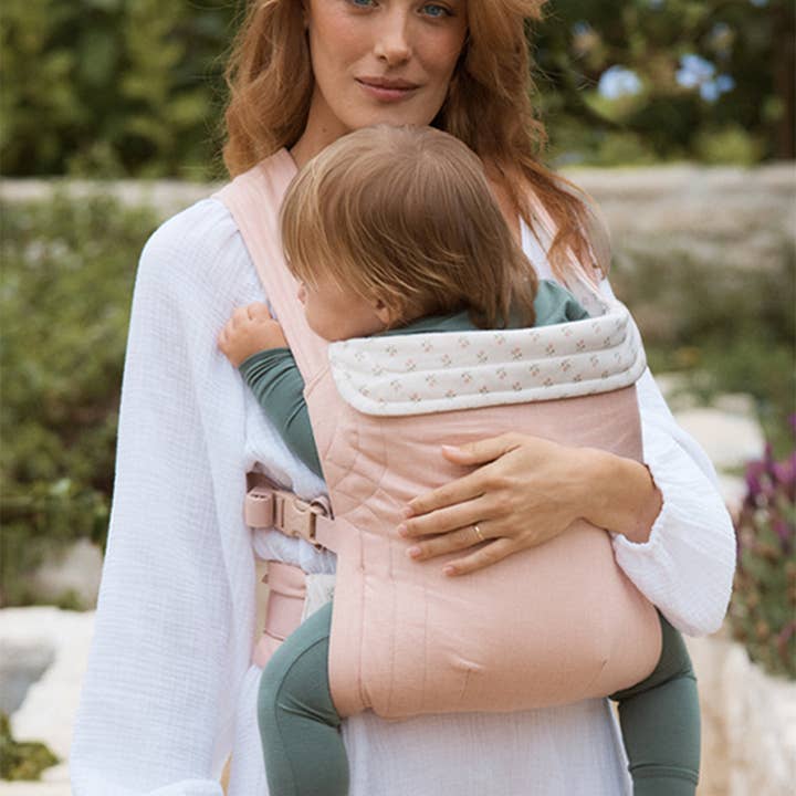 Solly Baby - Wholesale Baby Carrier - Blush Floret Buckle Carrier5