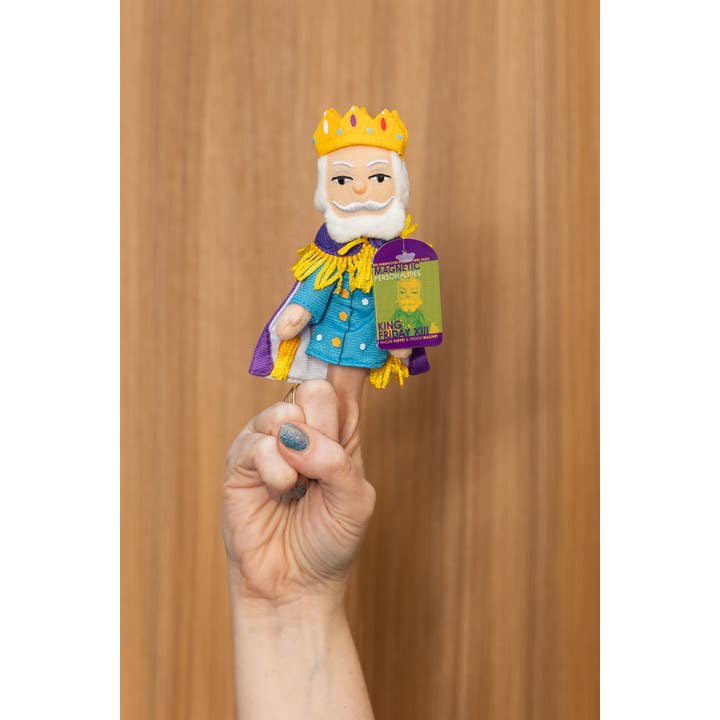 Unemployed Philosophers Guild - Wholesale Finger Puppet - Kids & Baby - King Friday Finger Puppet1