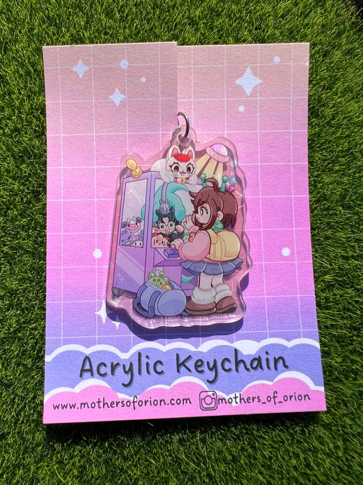 Dandan Claw Machine Keychain for wholesale by Mothers Of Orion