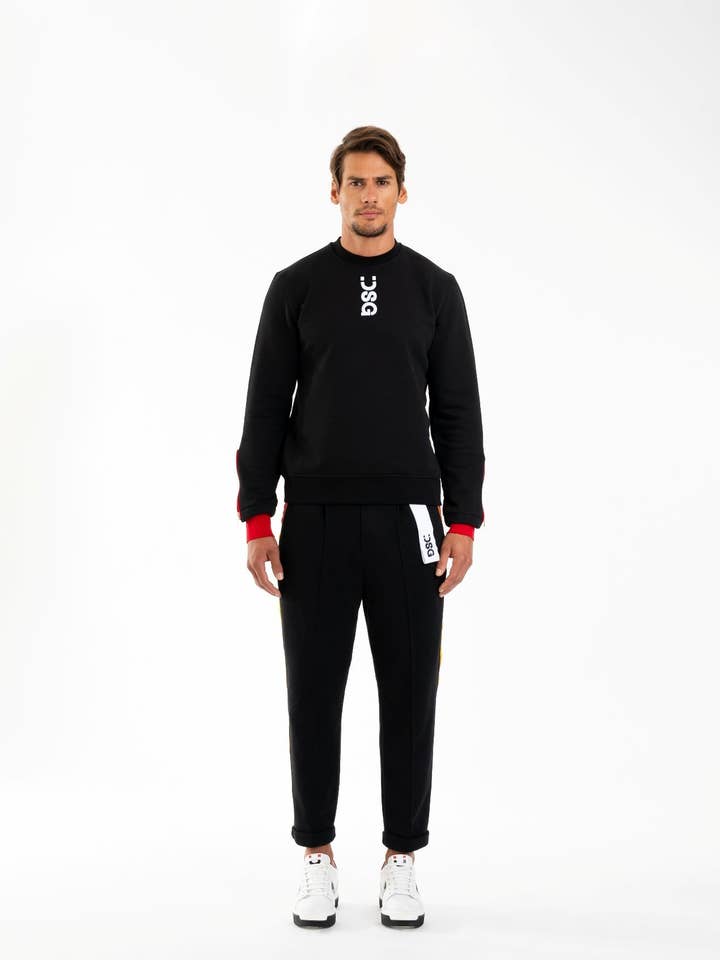 SORT ZIG ZAG HÆTTETRØJE for engroshandel hos DSG