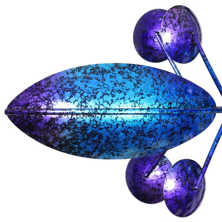 Exhart - Wholesale Garden/Lawn Stake - Four Flower Spinner Stake9