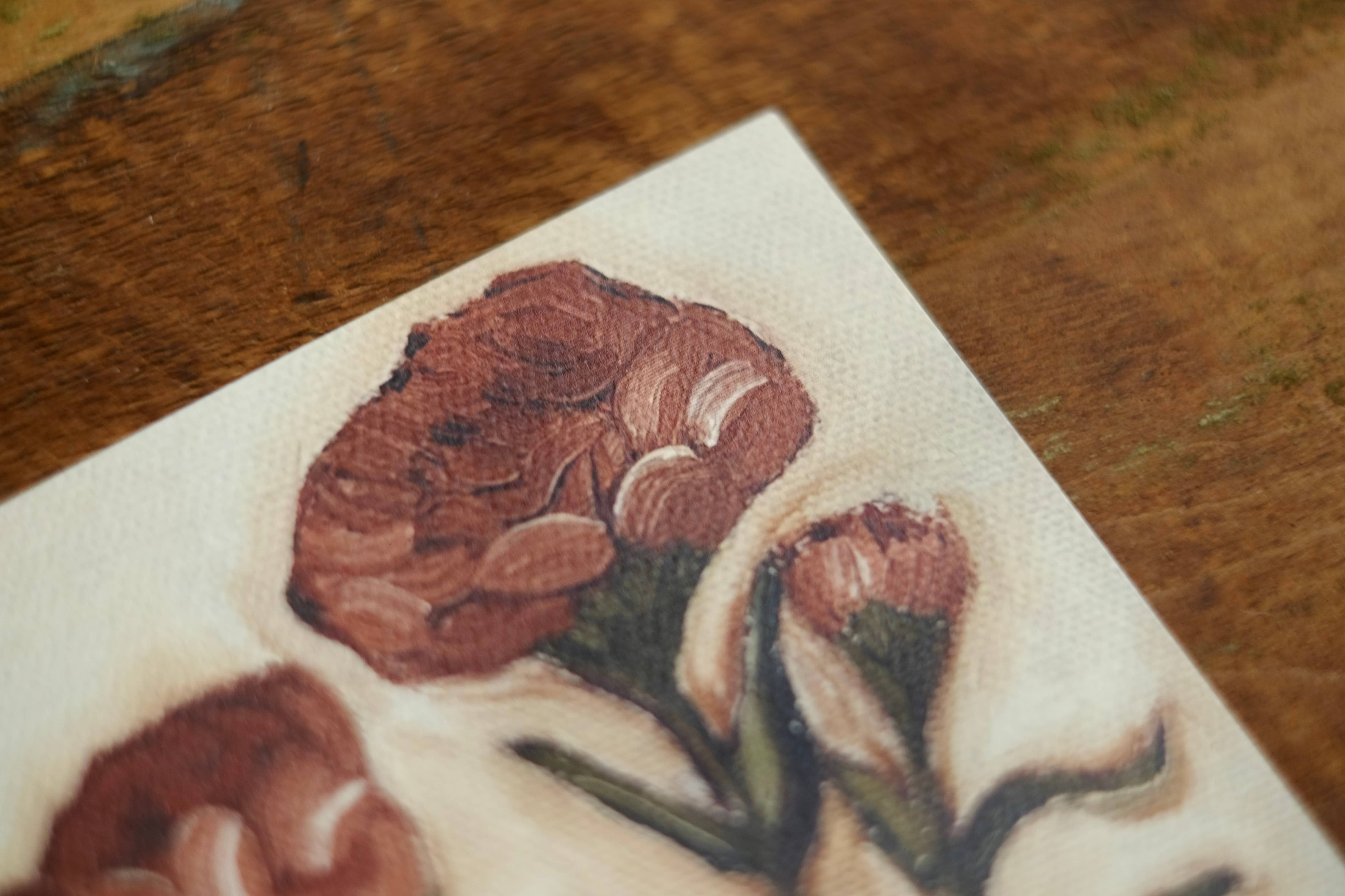 annalisa v. sawtell - Wholesale Art Print - January Birth Flower Fine Art Print | Carnation | 5x71