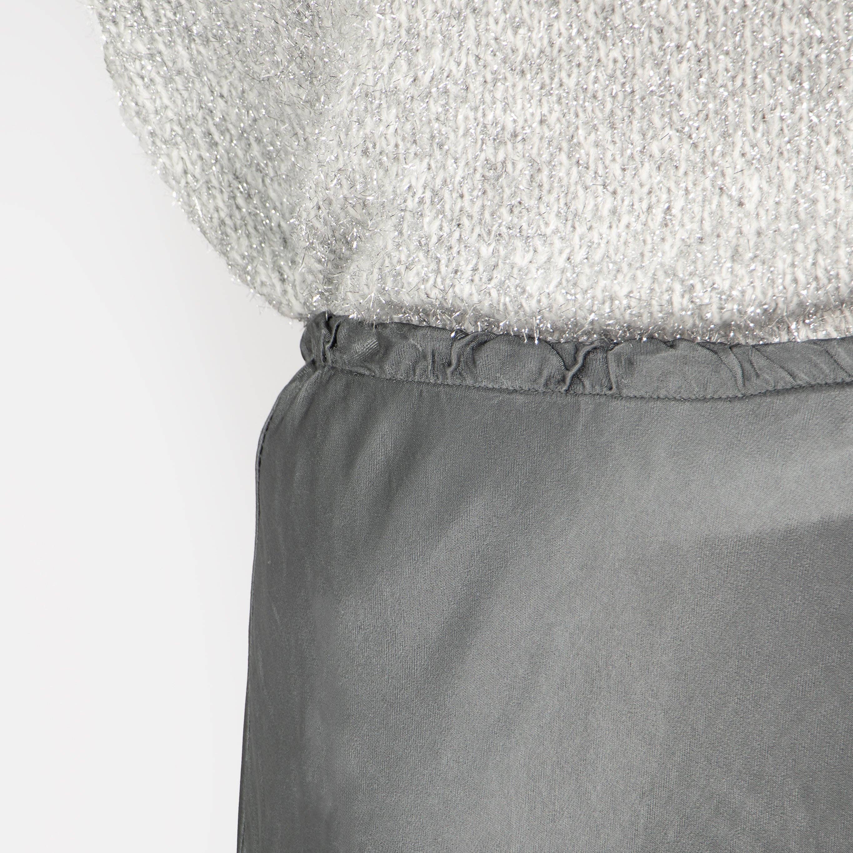 Sarta - Wholesale Rok - Dames - Cassie sliprok in pewter4