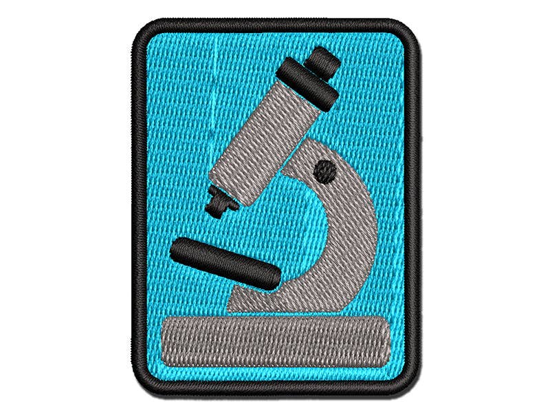 Sniggle Sloth - Vente Écusson - Patch thermocollant brodé multicolore Microscope Biology Science0