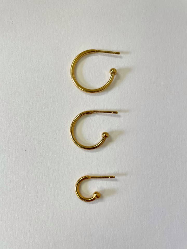 Hoop earring (unit) for wholesale by SOLOATAME