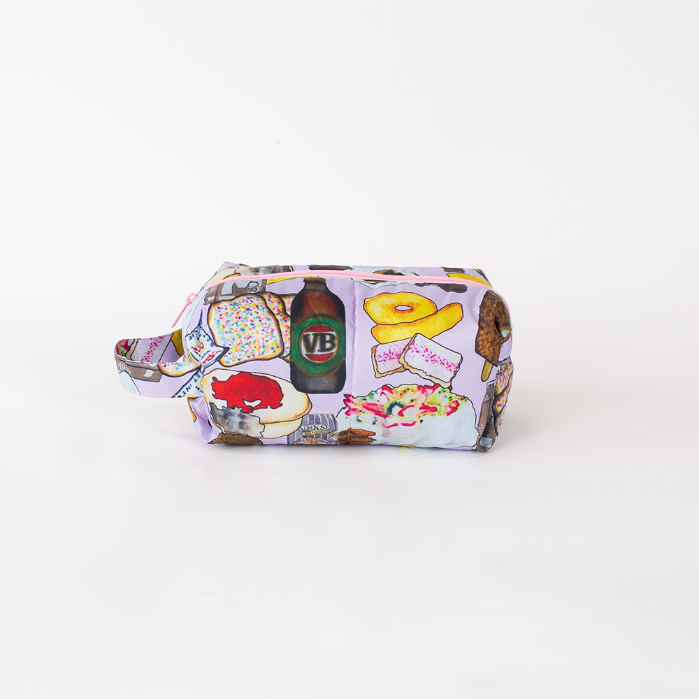 Big Bite Studios - Wholesale Toiletry bag – Unisex - HAPPY POUCH CLUB — LARGE PUFFY TOILETRY BAG5