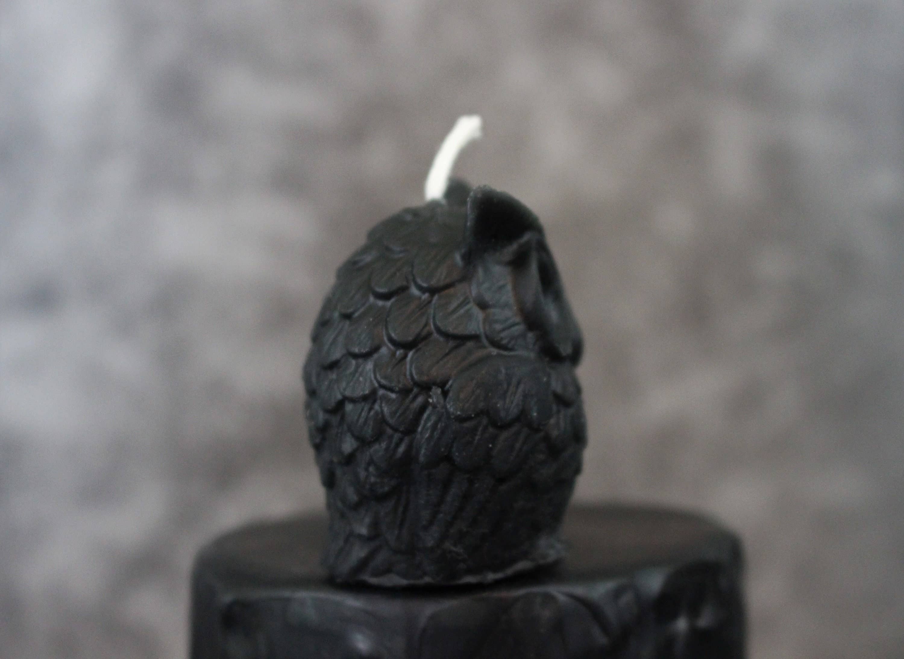 Happy Honey Bee Co. - Wholesale Novelty Candle - Black Owl Beeswax Candle7