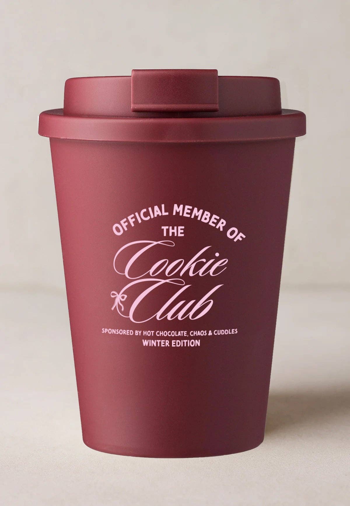 Liliput - Wholesale Insulated Mug/Tumbler - Coffee to go cup red "Cookie Club"0
