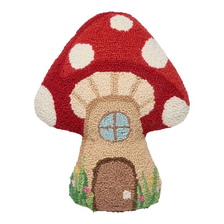 Cojín con forma de gancho de casa de seta de hada para venta al por mayor de Peking Handicraft