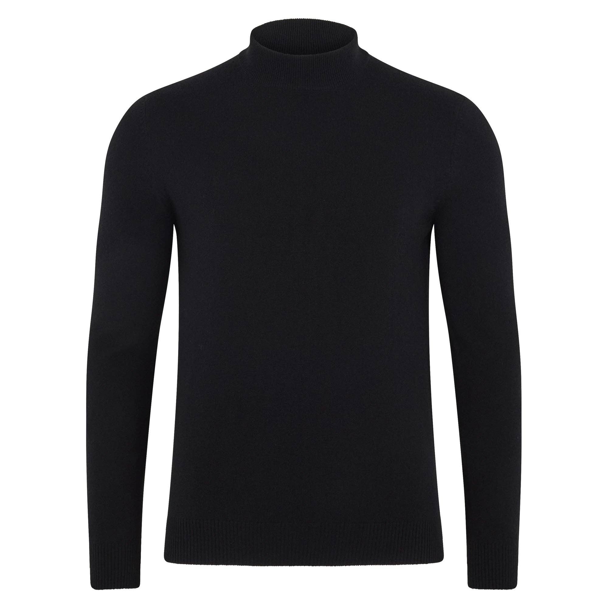 Paul James Knitwear - Wholesale Knit Sweater - Men's - Mens Lightweight Merino Cashmere Mock Turtle Neck Jumper8