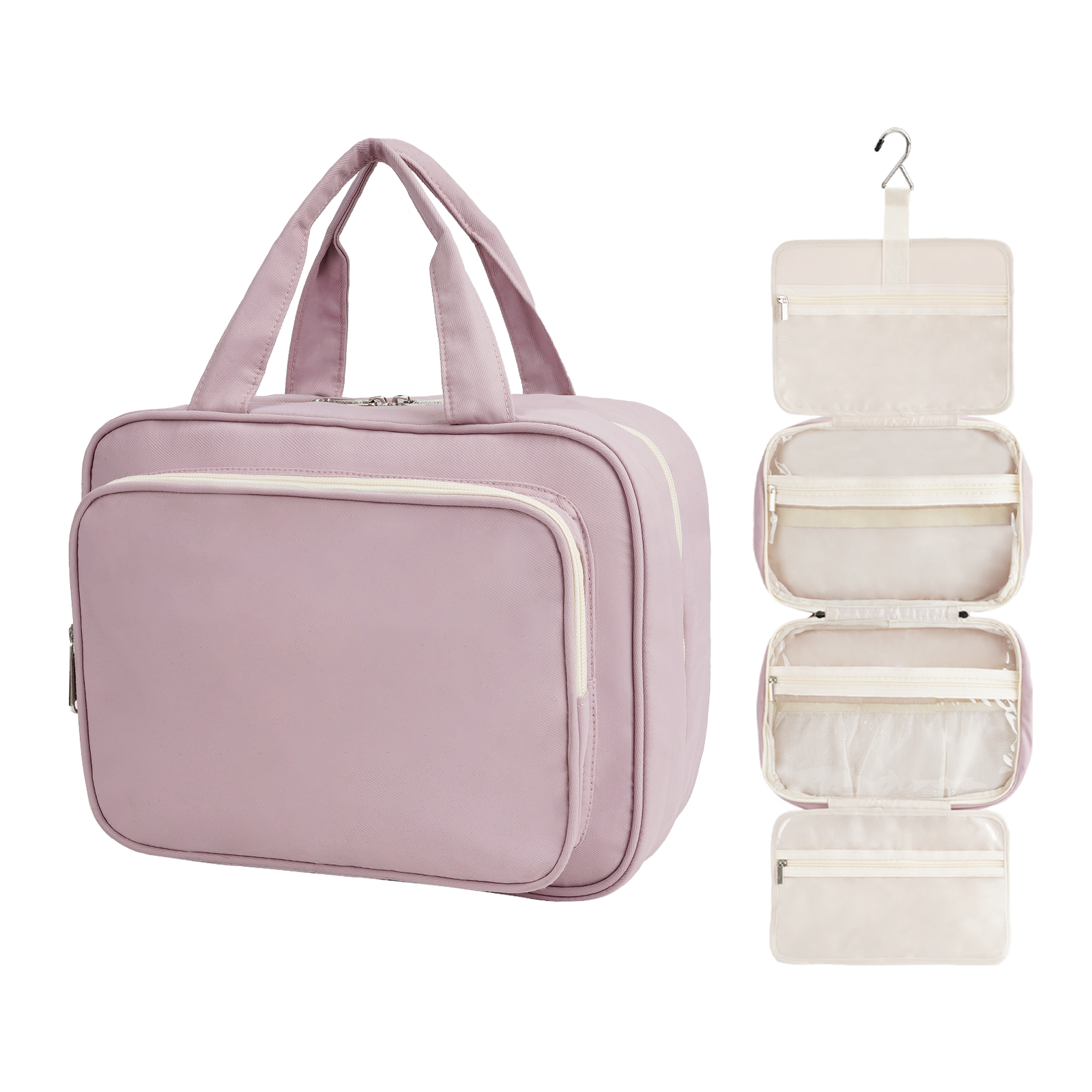 wandf – Großhandel Schmink-/Kosmetiktasche – Hängender Kulturbeutel für Frauen Reise-Make-up-Tasche100