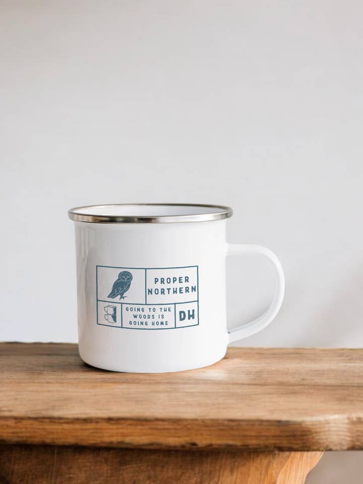 Proper Northern - Enamel Camper Mug for wholesale by Sovende Bjorn