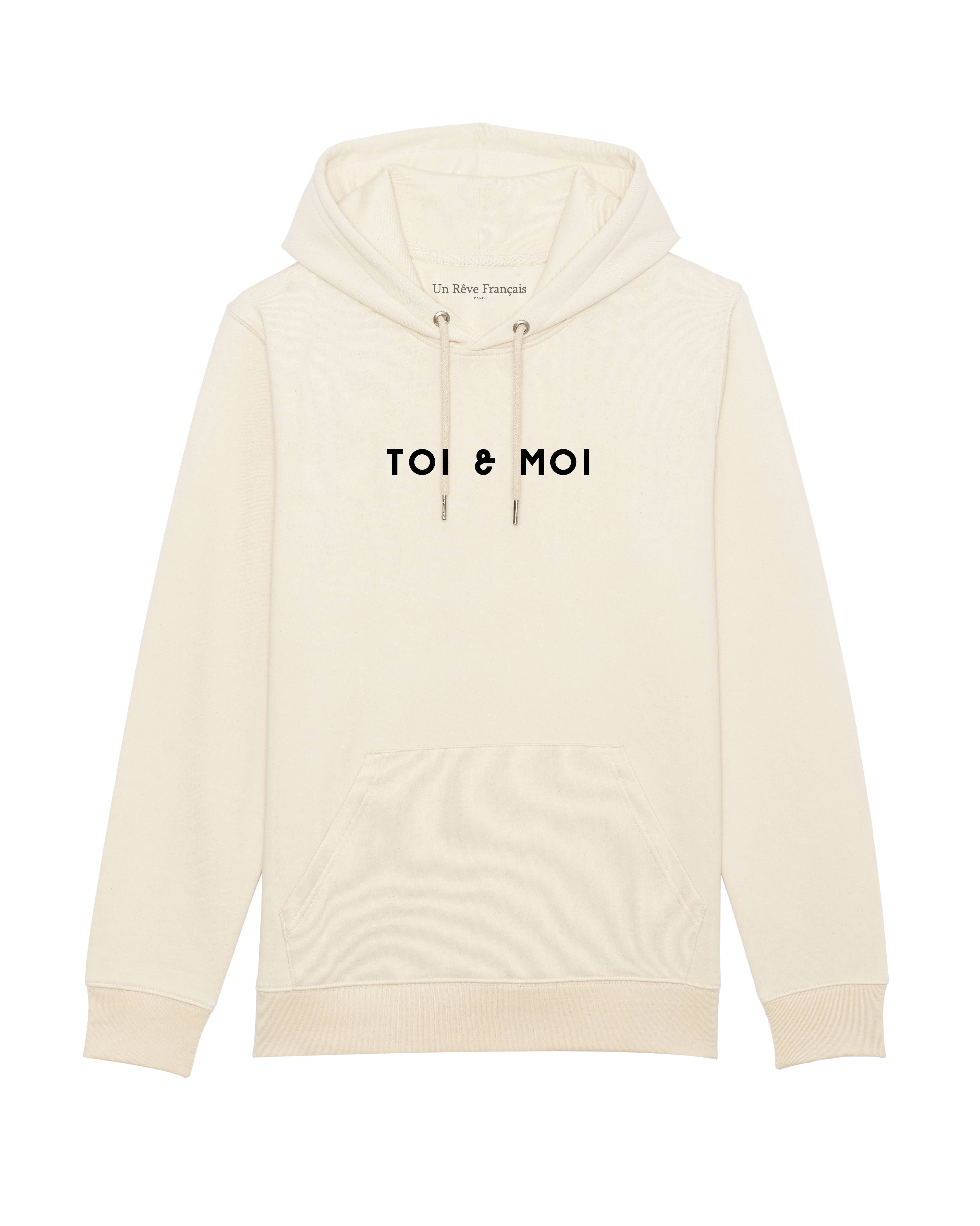 Un Rêve Français - Vente Sweat-shirt à imprimés – femme - Hoodie "Toi & moi"0