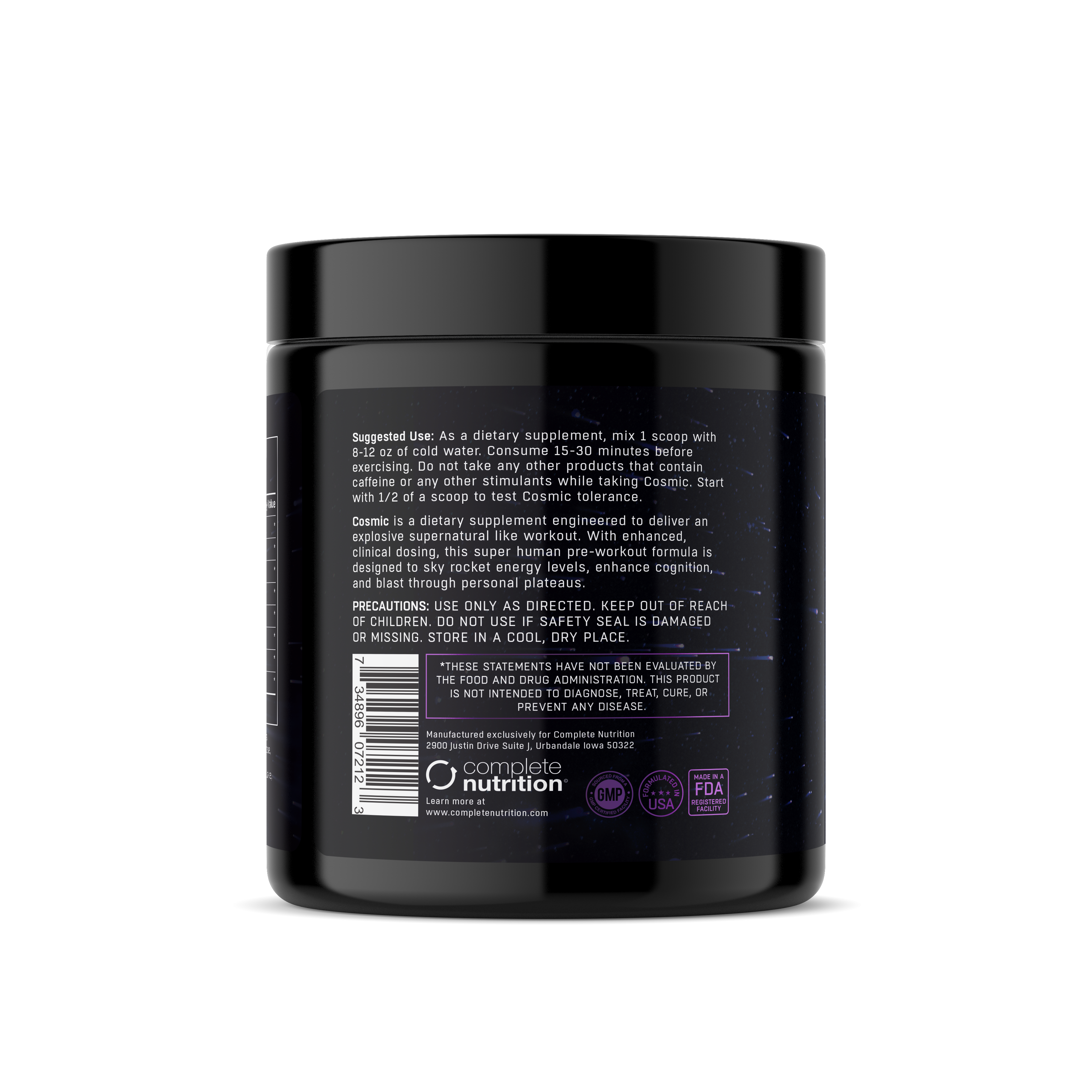 Complete Nutrition - Wholesale Protein/Superfood Powder - Cosmic Stardust Pre Workout EXTREME TINGLE2