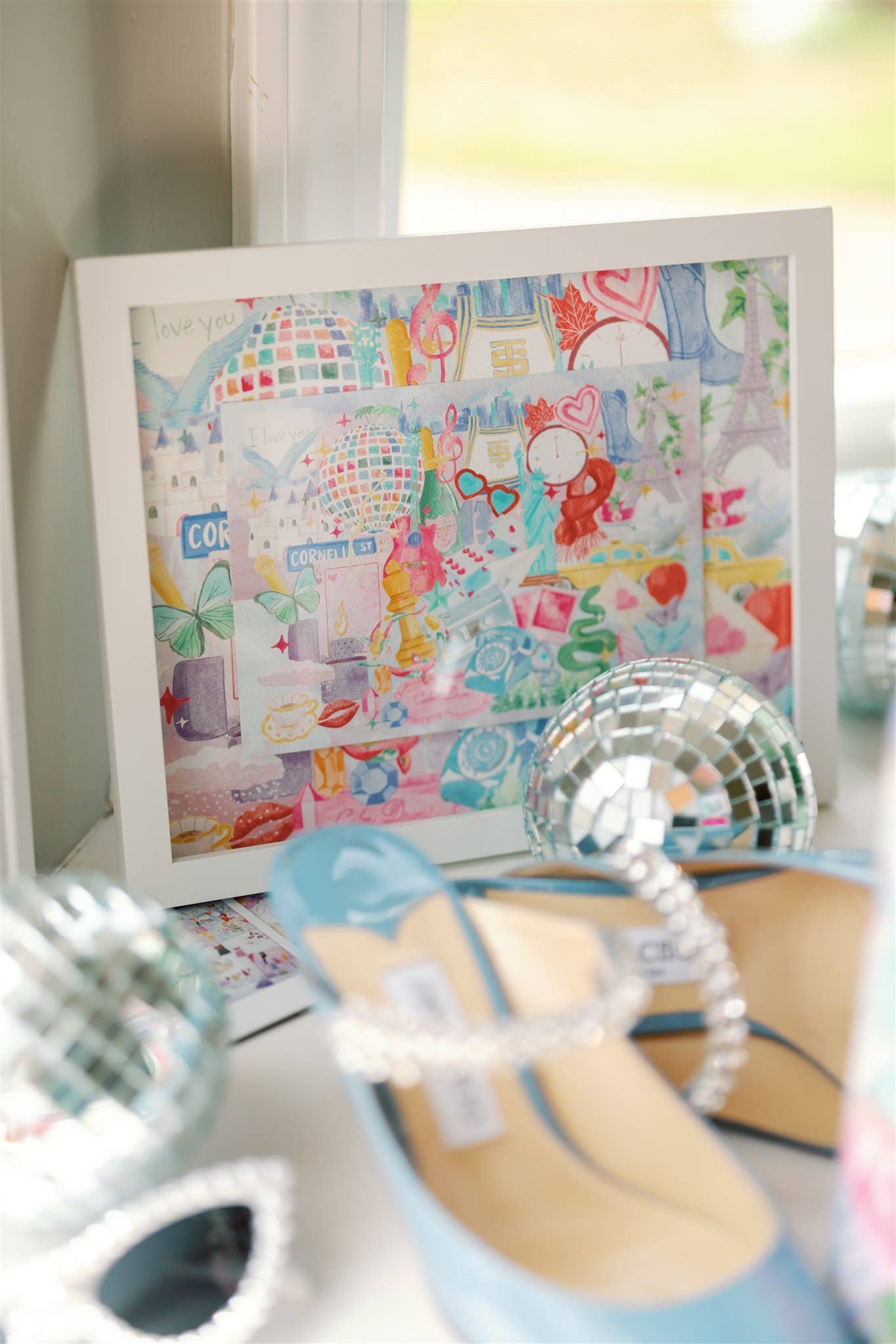 Gracefully Made Art - Vente Affiche d'art - Impression d'art en aquarelle collage d'Eras1