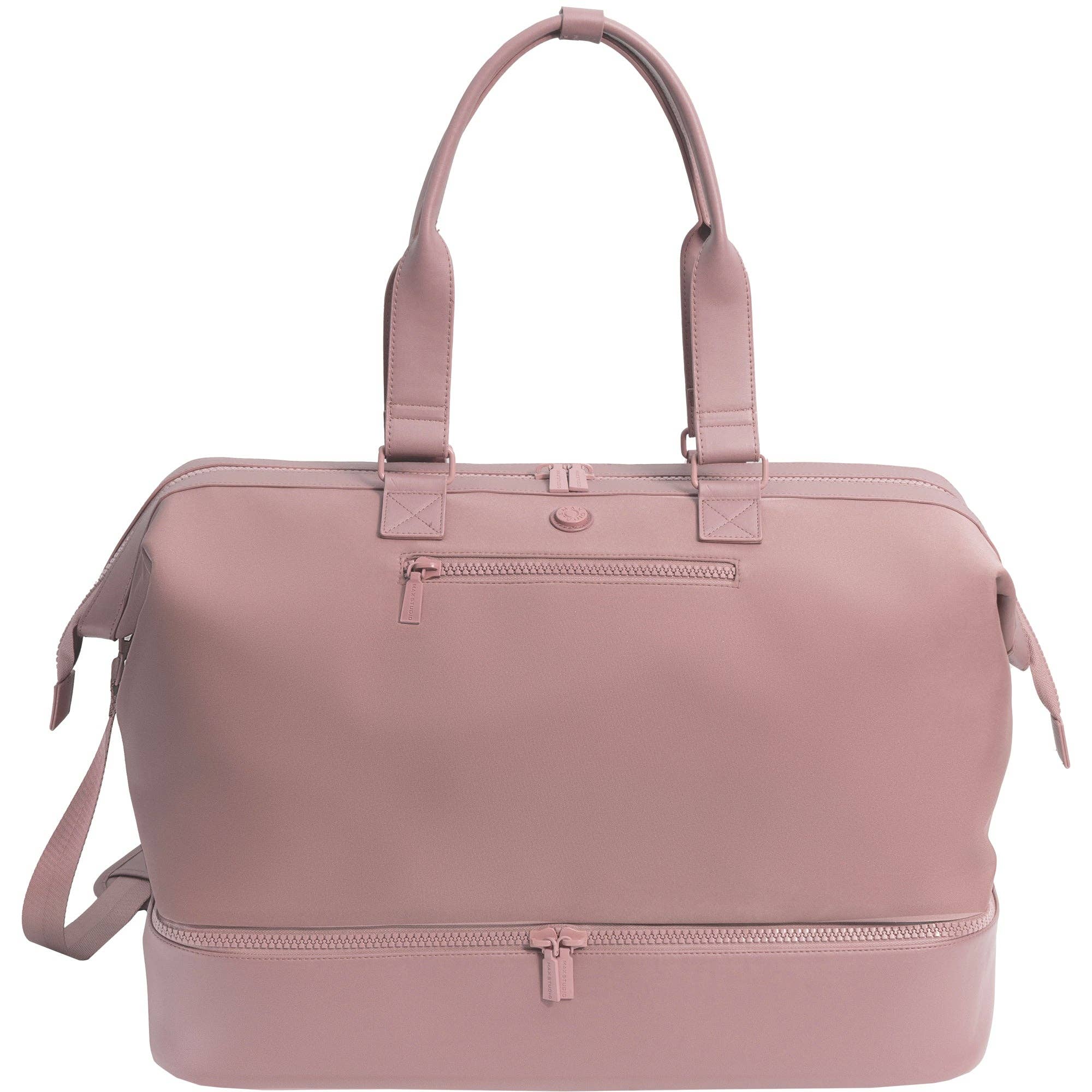 Magid - Wholesale Weekender Bag - Women's - Max Studio Sport Nylon & Faux Leather Drop Bottom Duffel Bag2