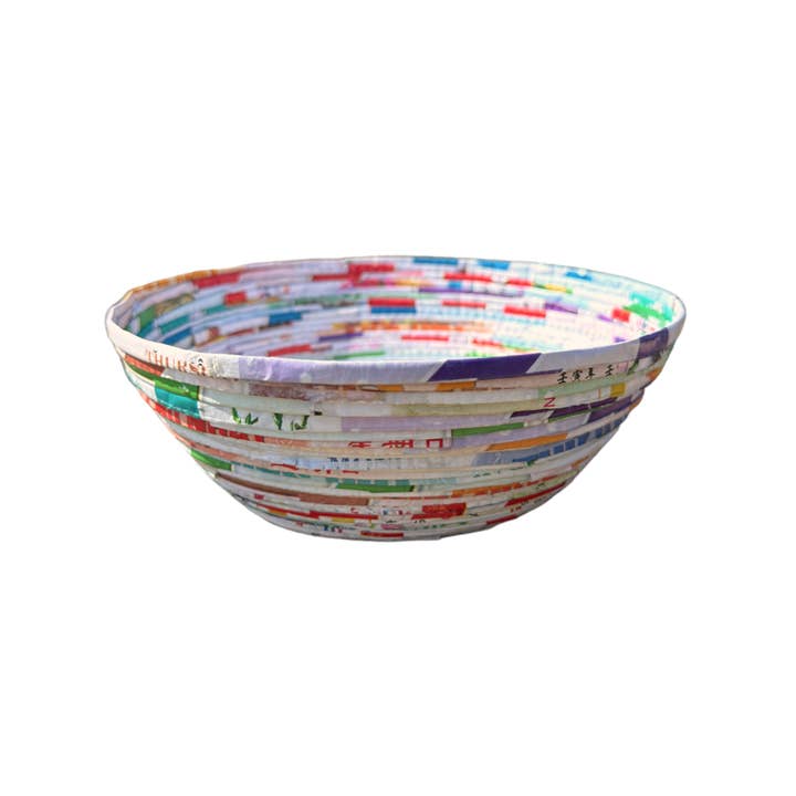 The Upcycled Paper Company - Wholesale Decorative Plate/Dish/Bowl - Small Paper Bowls - Recycled Paper