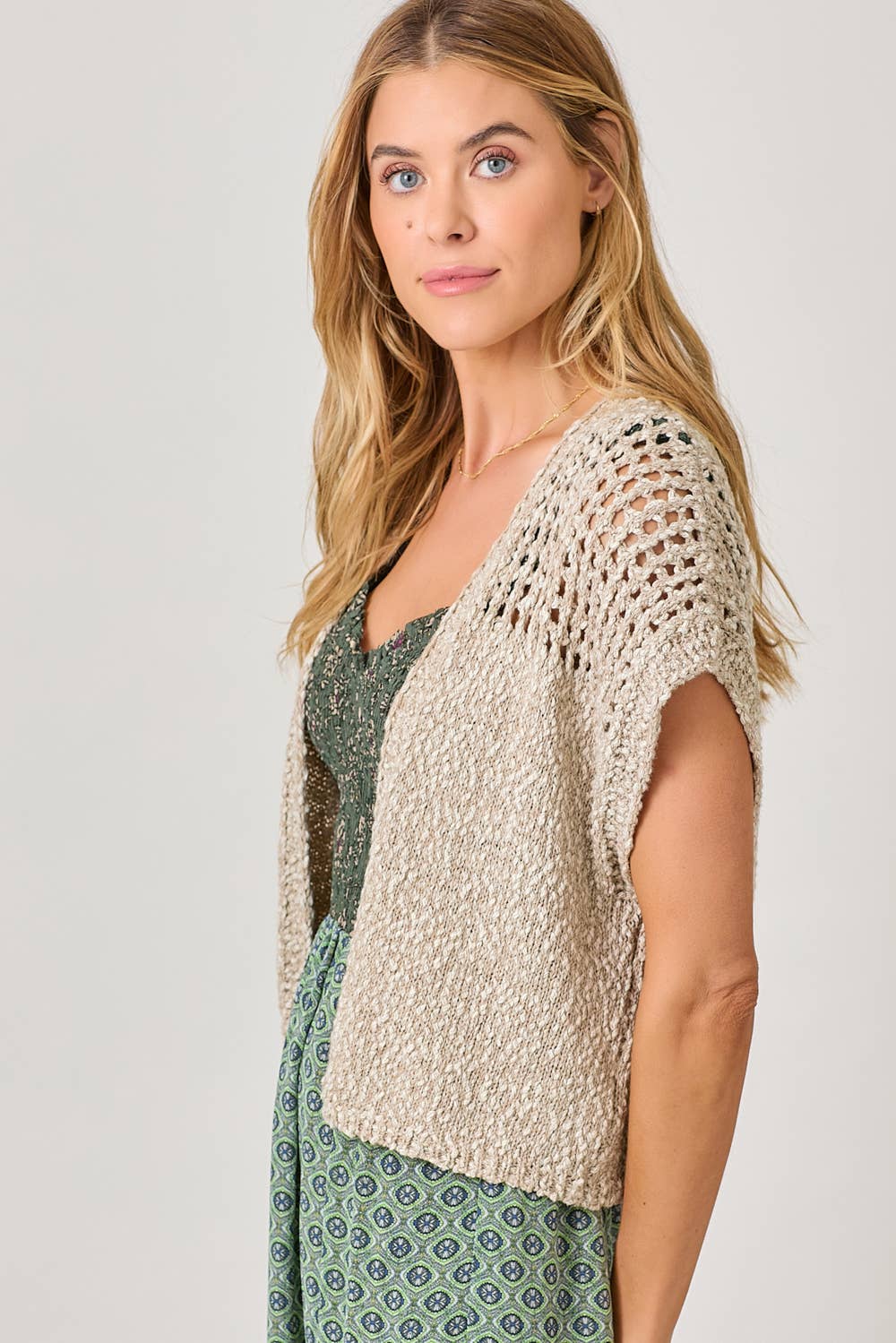 Mystree - Vendita all'ingrosso Cardigan - Donna - Cardigan Aperto in Maglia 6107519