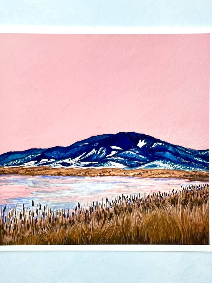 Pink Glow Print for wholesale by Lilly Carr Art