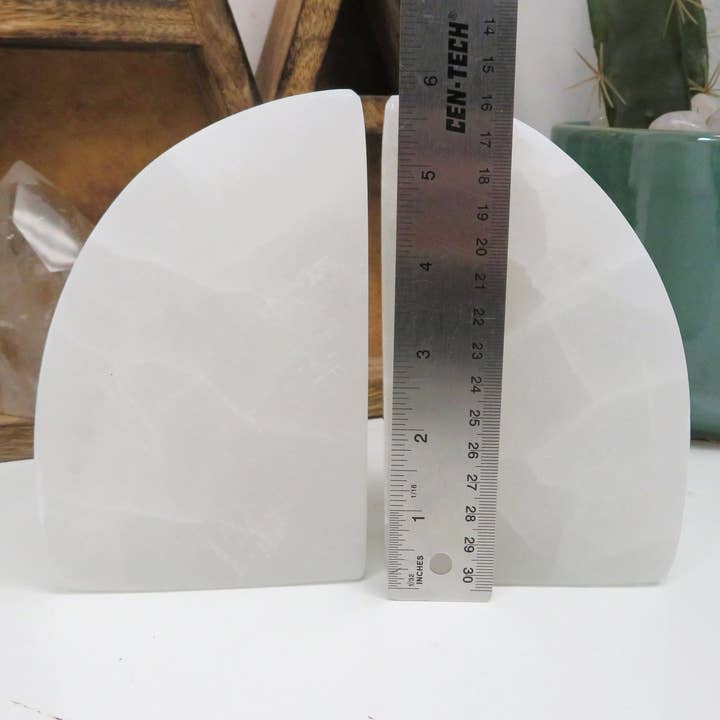 Rock Paradise - Wholesale Bookend - Crystal Selenite Book Ends Spiritual Home Decor Charging