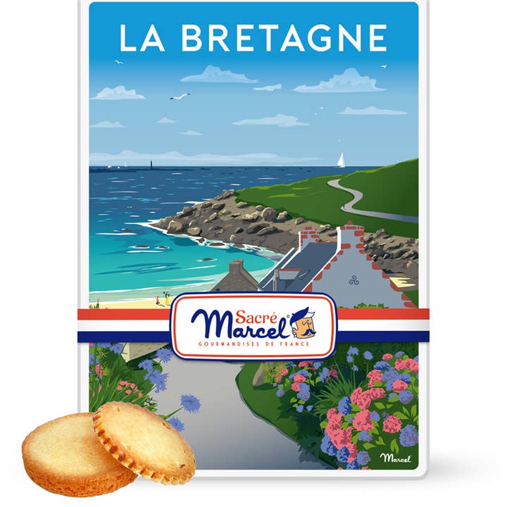 Boîte métal “Côte Bretonne” | Sacré Marcel for wholesale by Maxim's
